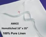  Amice by Beau Veste - 100% Pure Linen - Hemstitched